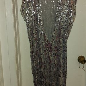 Michael Kors silver sequence dress